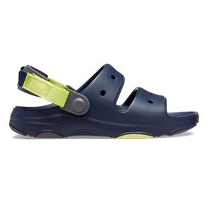 CROCS Kids Navy and Yellow Sandals